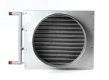 Канальный нагреватель-калорифер NWPk 200/3 водяной круглый Неватом