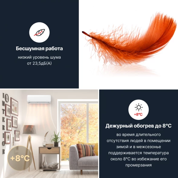 Кондиционер инверторный Kentatsu KSGA70HZRN1W/KSRA70HZRN1