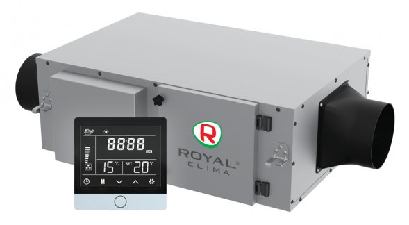 Приточная вентиляционная установка Royal Clima RCV-500 LUX + EH-3400