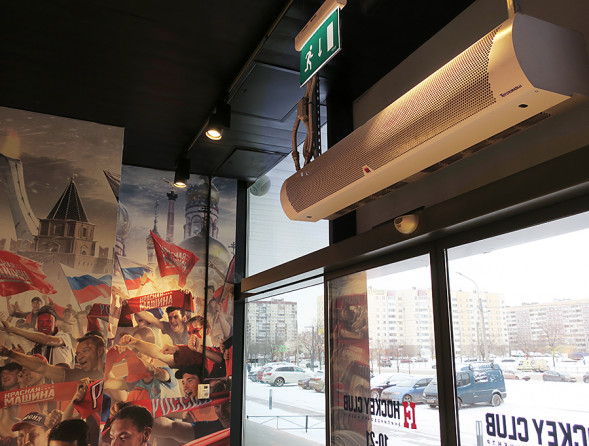 Водяная тепловая завеса Тепломаш КЭВ-60П3141W